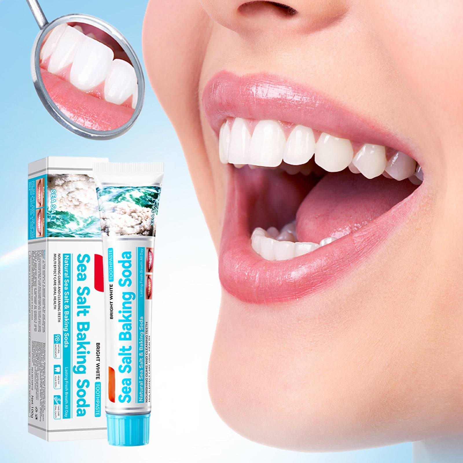 Scented Toothpaste Intensive Stain Removal Toothpaste with Peach Scent - Natural Gentle ...