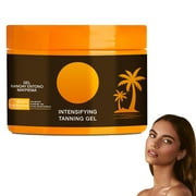 Intensive Tanning Gel, Natural Tanning Lotion, Brown Intense Tanning Gel For Body Outdoor Summar Beach Women For Sunbeds & Outdoor Sun