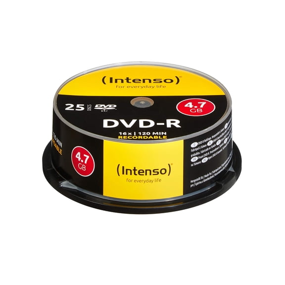Intenso 4101154 DVD-R 16x 25 Pack Cakebox (DVD)