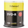 thumbnail image 1 of Intenso 4101156 DVD-R 16x 100 Pack Cakebox 100er Spindel DVD-R (DVD), 1 of 3