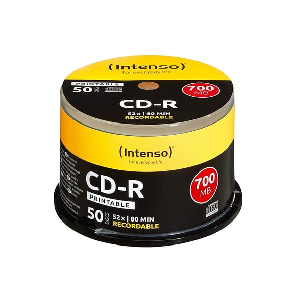 Intenso Intenso 1801125 CD-R 52x Printable 50 Pack Cakebox (CD)