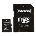 thumbnail image 1 of Intenso Premium Microsdxc Memory Card INCL. SD Adapter, Class 10 UHS-I, 64 GB, Black 64 GB Micr, 1 of 2