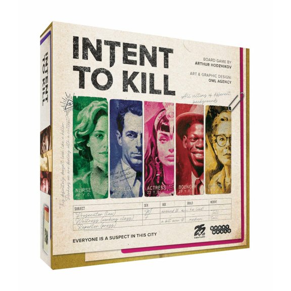 Intent to Kill Board Game