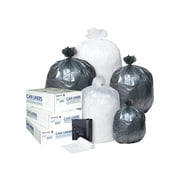 Inteplast Commercial Trash Bags, 55-60 Gallon, Black, 150 Bags