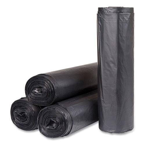 Inteplast Commercial Trash Bags, 55-60 Gallon, Black, 150 Bags