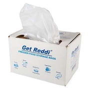 Inteplast Group 8 lb 0.5 mm Get Reddi Freezer Food Storage Bag, Clear