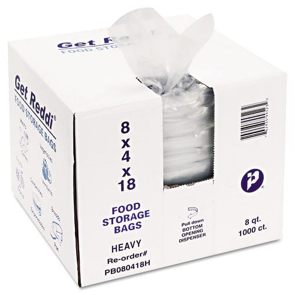 Food Bags, 8 qt, 1 mil, 8 Food Bags, 8 qt, 1 mil, 8