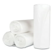 Inteplast Group High-Density Can Liner 38 x 60 60gal 17mic Clear 25/Roll 8 Rolls/Carton S386017N