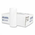 thumbnail image 1 of Inteplast High-Density Commercial Can Liners, 60 gal, 17 mic, 38" x 60", Clear, Interleaved Roll, 25 Bags/Roll, 8 Rolls/Carton, 1 of 5