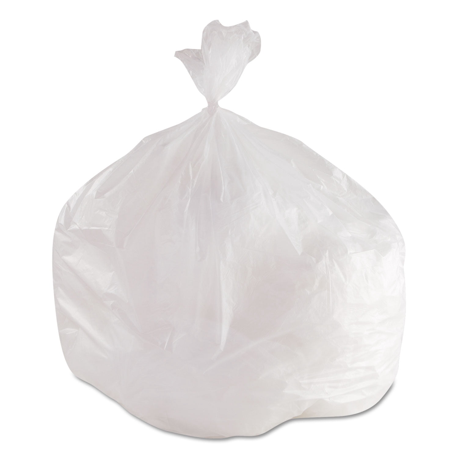 Inteplast Group High-density Interleaved Commercial Can Liners, 56 Gal, 22 Microns, 43" X 48", Natural, 200/carton