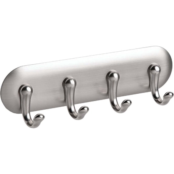 Inter-Design 54470 York Self Adhesive Small Key Rack