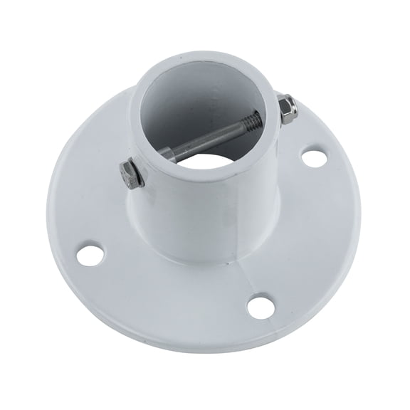 Inter-Fab City Inground Swimming Pool Aluminum Deck Flanges for Slide 4-Pack