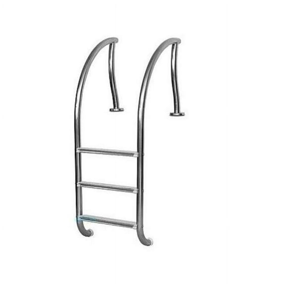 Inter-Fab DRL3065S Designer 3 Step Tread Ladder, White