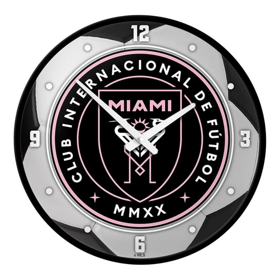 Inter Miami CF 17.5" Modern Disc Wall Clock