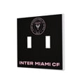 thumbnail image 1 of Inter Miami CF Solid Design Double Toggle Lightswitch Plate, 1 of 1