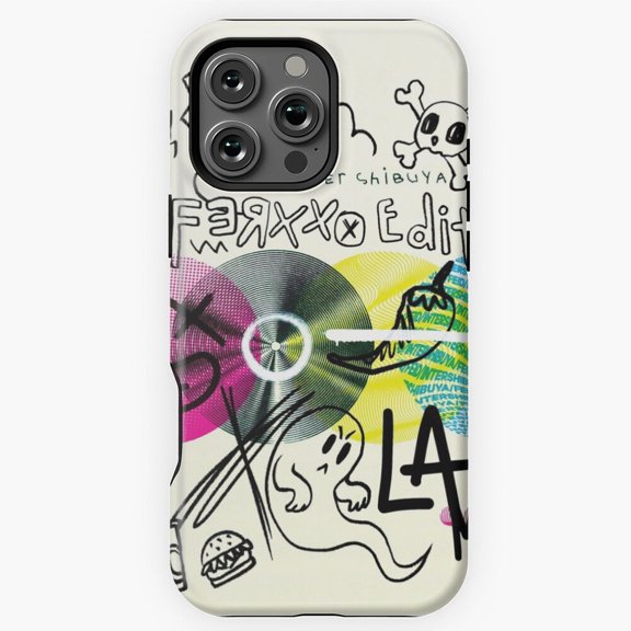 Inter Shibuya Ferxxo Urban Music Rap Graphic iPhone 11 12 13 14 15 16 17 Pro Max Case