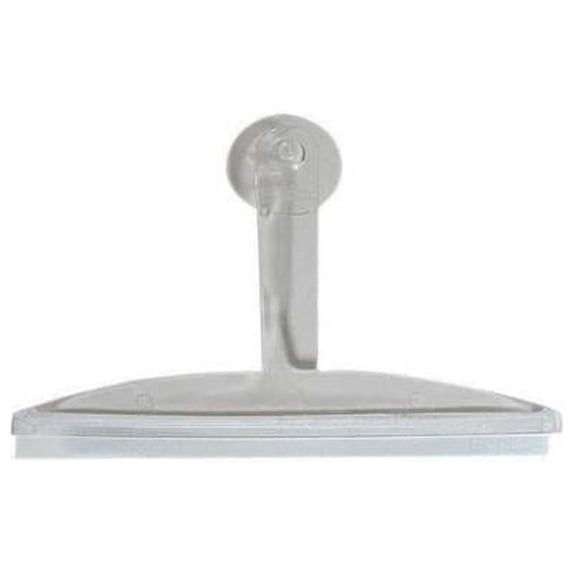 InterDesign 22300 Bath Squeegee, With Suction Cup, Clear Handle, 12 In. - Quantity 6
