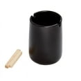 thumbnail image 1 of 1 Pc, Interdesign Eco Vanity Black Ceramic Toothbrush Holder, 1 of 2