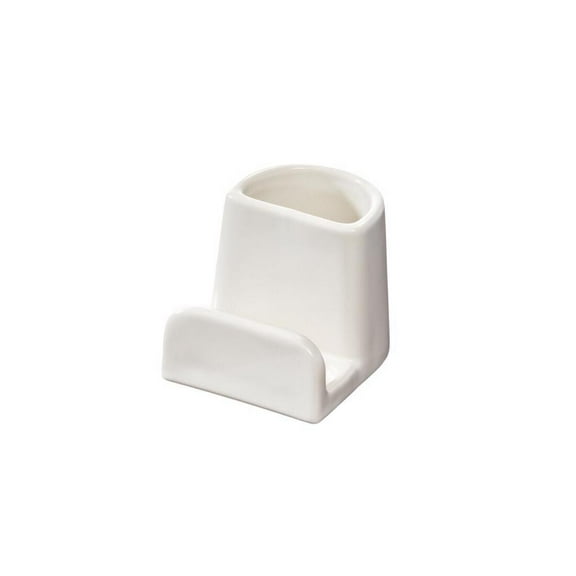 InterDesign 51751 Sponge and Brush Holder 3.69" L X 2.93" W X 3.03" H White