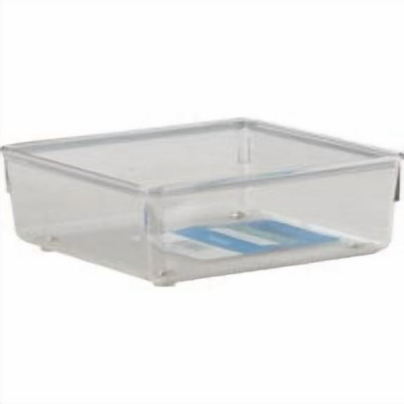 InterDesign 2 in. H x 6 in. W x 6 in. L Clear Plastic Drawer Organizer