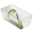 thumbnail image 1 of InterDesign 52830 Linus Drawer Organizer, 4" x 8" x 3", Clear, 1 of 6