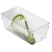 InterDesign 52830 Linus Drawer Organizer, 4 x 8 x 3, Clear