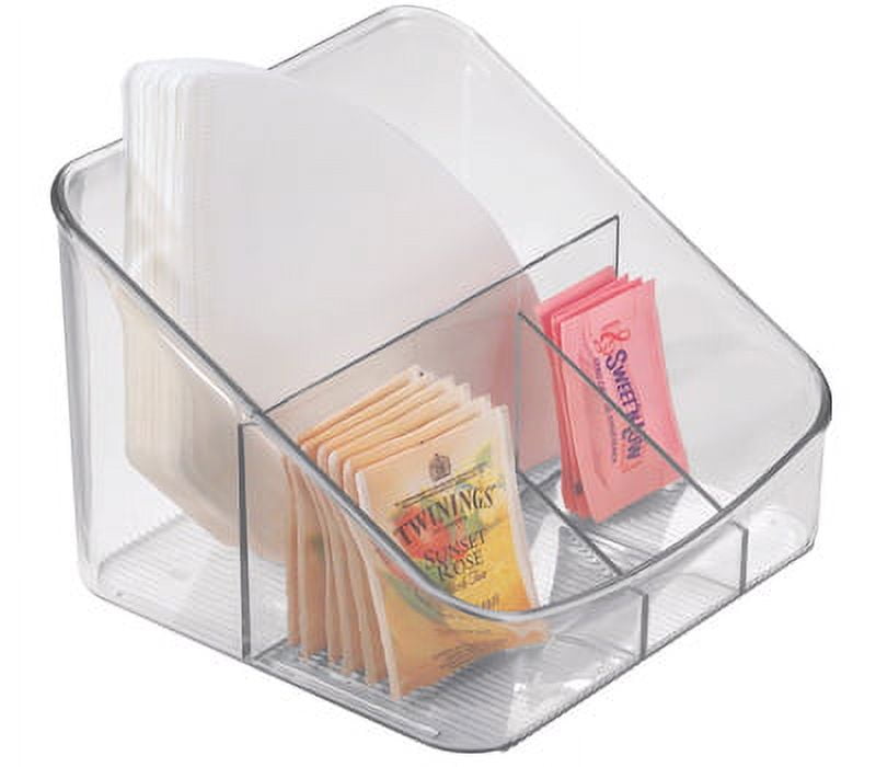 InterDesign 59730 Linus Coffee Holder, Plastic, Clear, 5 in L, 6.8 in W