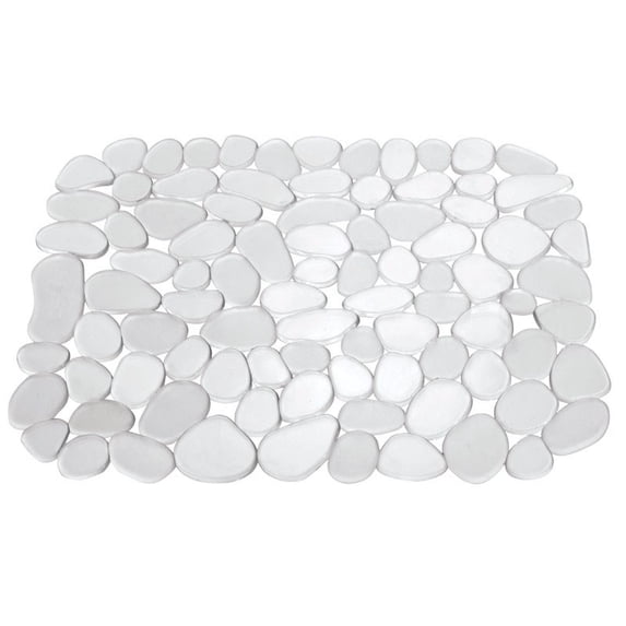 Interdesign Sink Mat Pebble 10.75" X 12.25" Clear