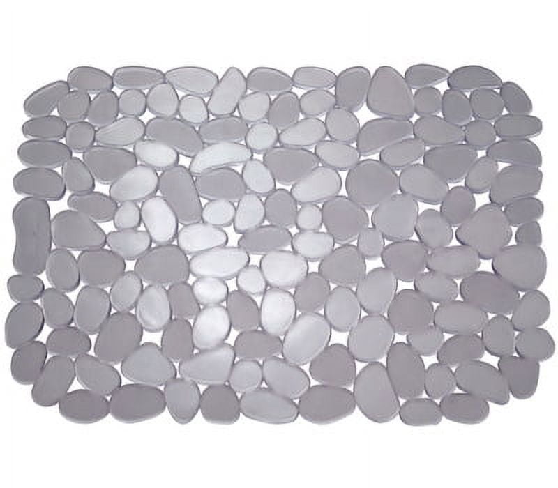 InterDesign 60663 Sink Mat, 12 in L, 151/2 in W, Pvc, Graphite