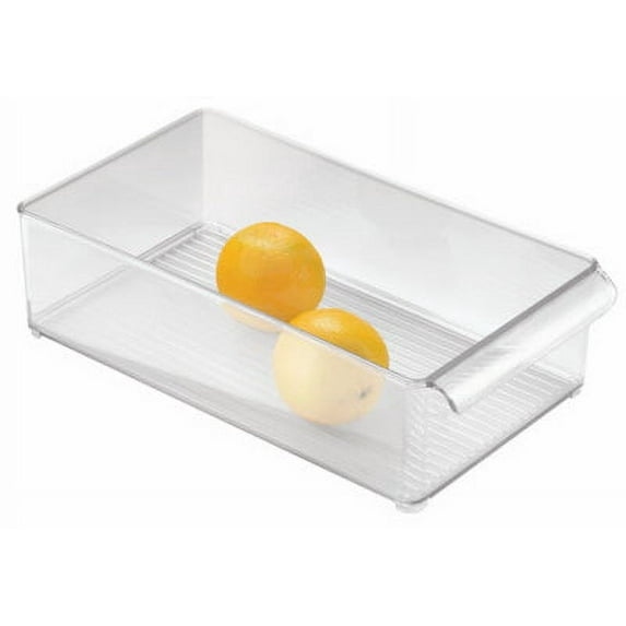 InterDesign 70530 Deep Bin Clear Fridge Binz, 8" x 4", Each