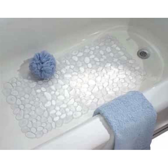 InterDesign 80010 Clear Pebblz Bath Mat