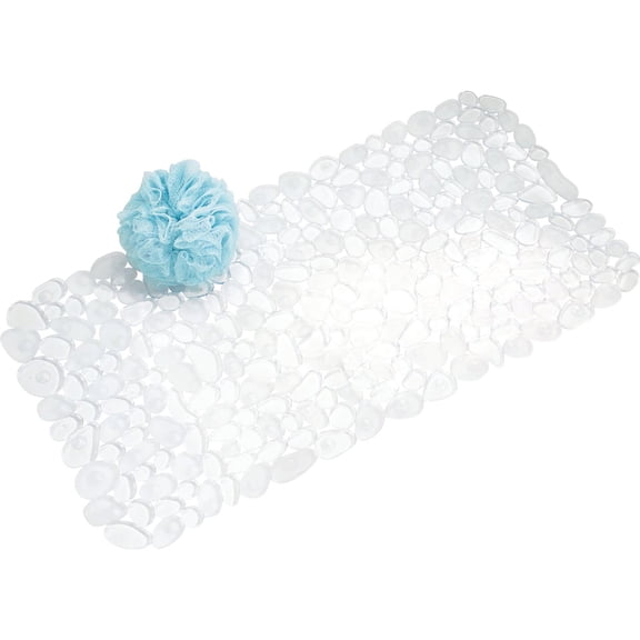 InterDesign 80010 Clear Pebblz Bath Mat