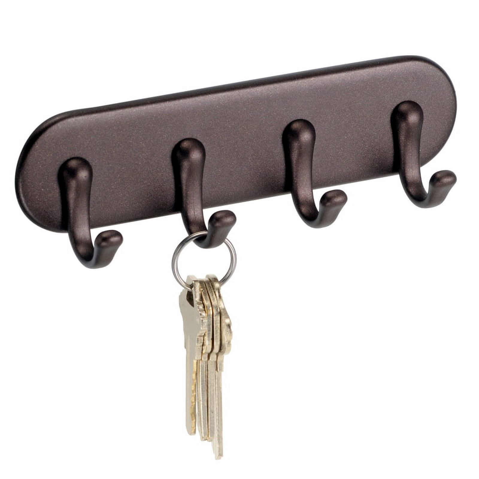 InterDesign Affixx Brown Plastic Key Rack - Walmart.com
