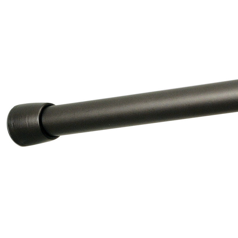 Adjustable Bronze Steel Tension Shower Curtain Rod, 75 inches
