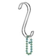thumbnail image 1 of InterDesign Classico Metal Closet Rod Accessory S Hook, for Wardrobes, Handbags, Belts or Jackets, 0.7" x 3.8" x 5.5", Chrome, 1 of 7