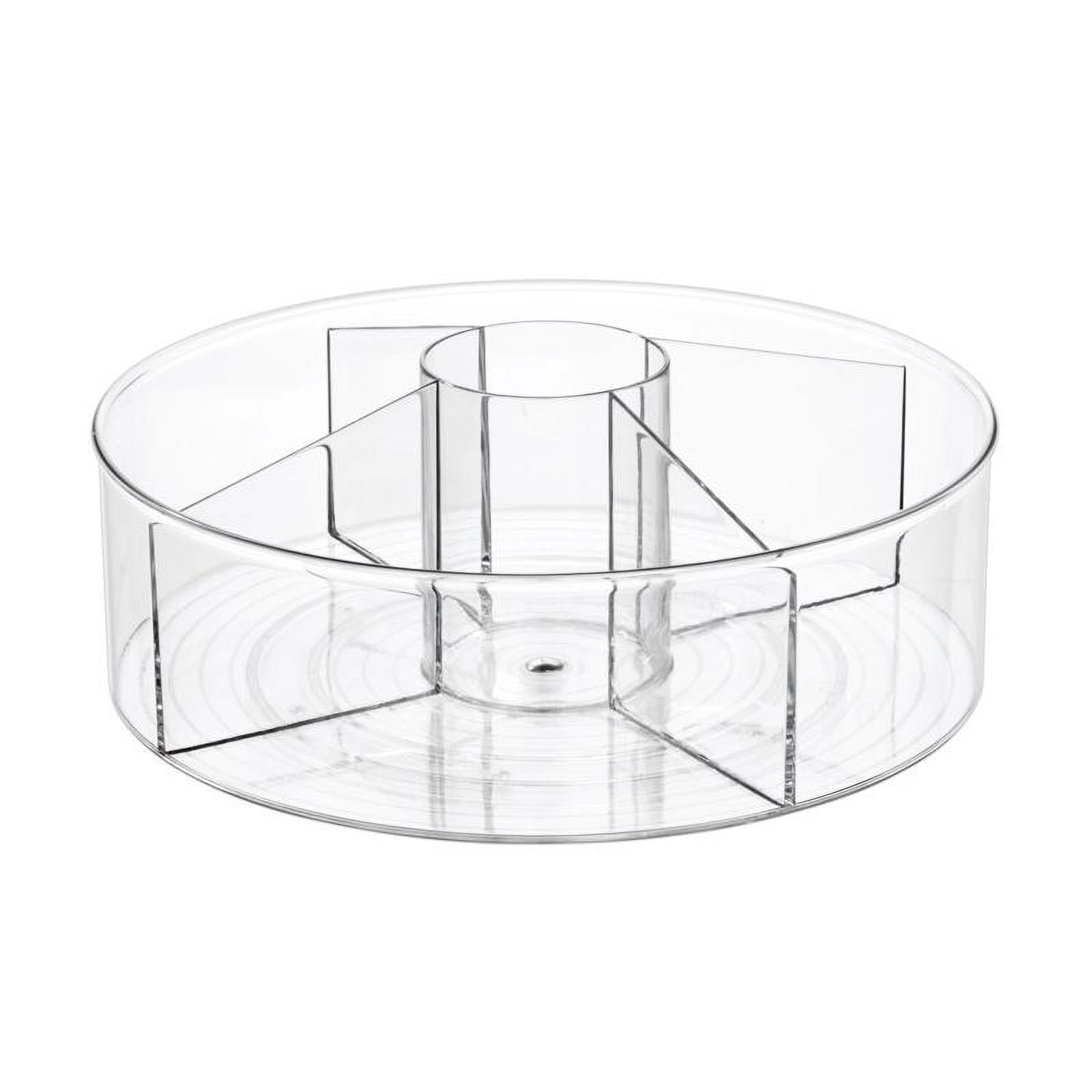 Clear BPA-Free Plastic Divided Kitchen Bin Organizer