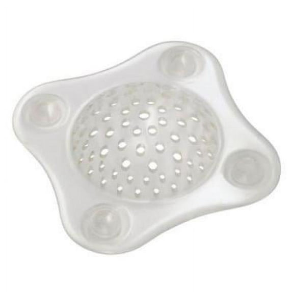 InterDesign Clear Drain Protector, 4Pack