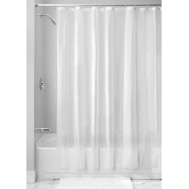 InterDesign EVA 5.5 Gauge Shower Curtain Liner, Long 72" x 84", Frost