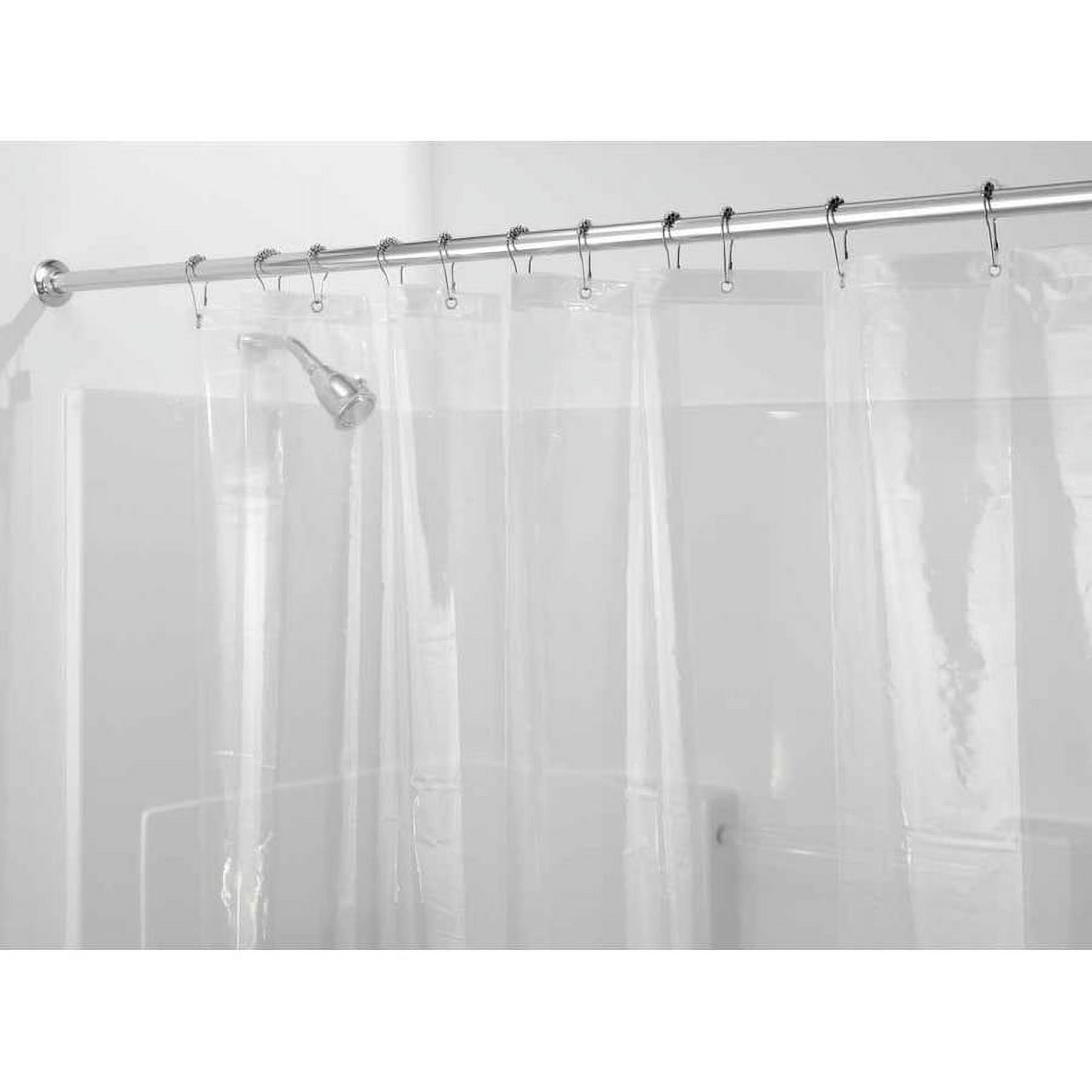 InterDesign EVA 5.5 Gauge Shower Curtain Liner, Standard, 72" x 72