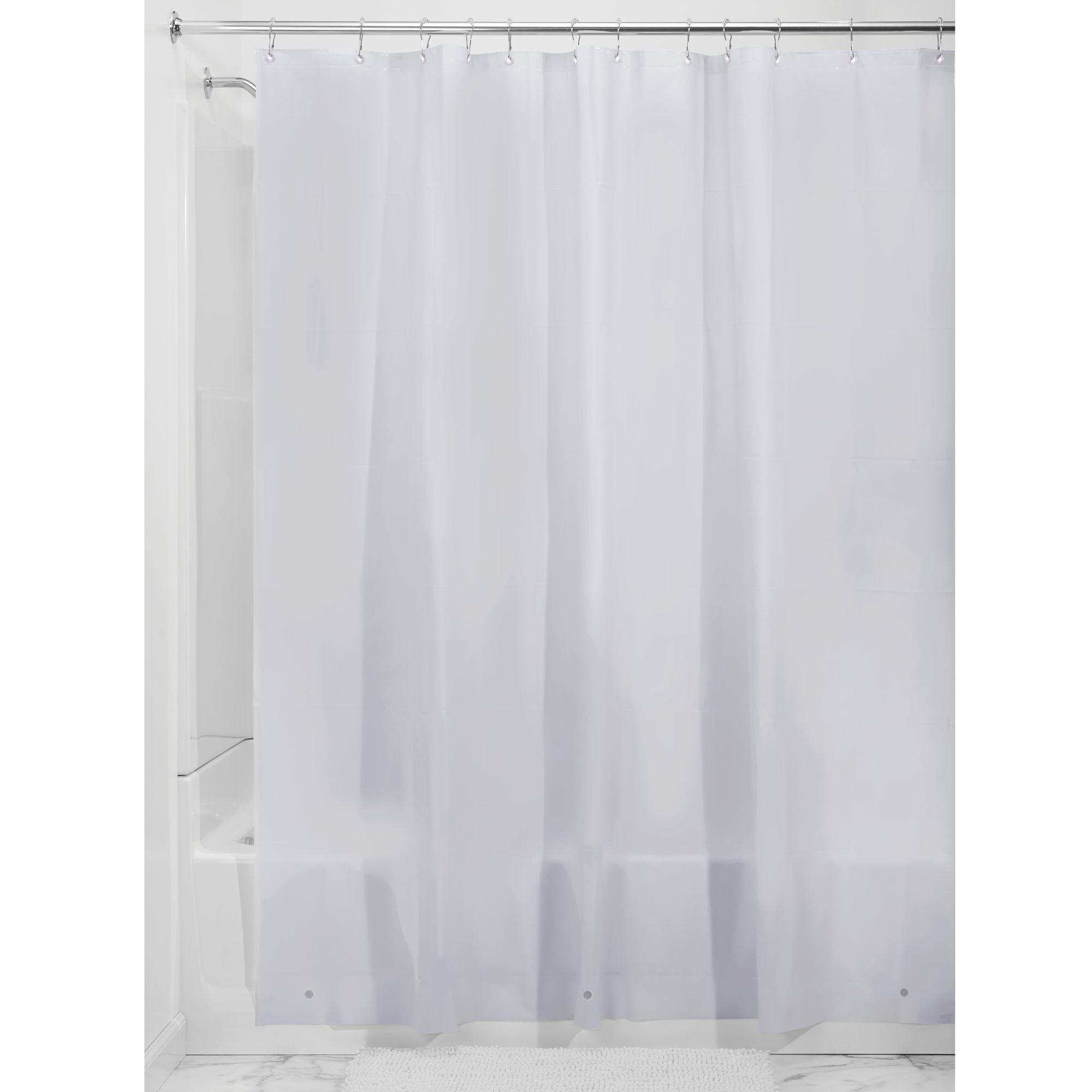 InterDesign EVA 5.5 Gauge Shower Curtain Liner, Standard 72" x 72