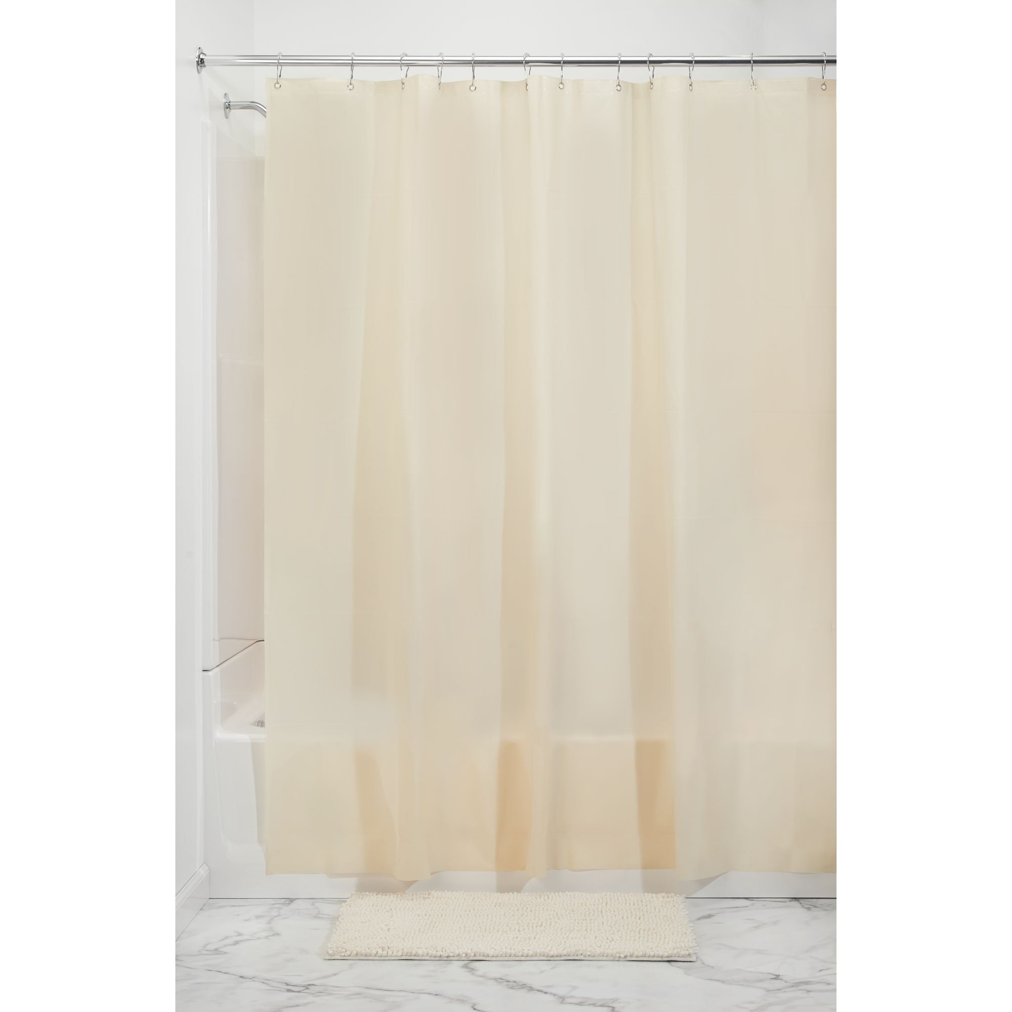 InterDesign EVA 5.5 Gauge Shower Curtain Liner, Standard, 72" x 72