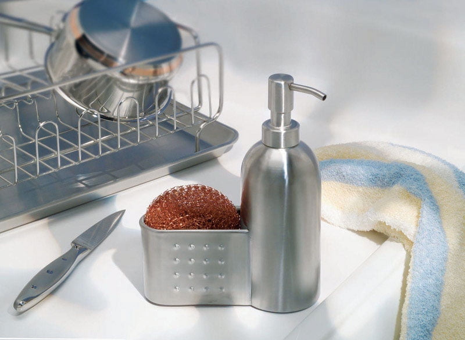 https://i5.walmartimages.com/seo/InterDesign-Forma-Kitchen-Countertop-Stainless-Steel-Soap-Dispenser-Pump-and-Sponge-Scrubby-Caddy-Organizer-Brushed_48ee65b3-e156-4461-bd07-c7938fc3879d.e26271caf985aac6872342b9b2323110.jpeg