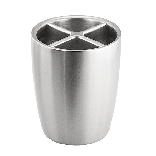 InterDesign Forma Toothbrush Holder Cup for Bathroom Vanity Countertops