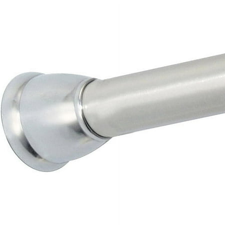 InterDesign Forma Ultra Shower Curtain Tension Rod, Brushed Stainless Steel