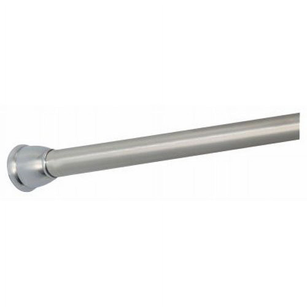 InterDesign Forma Ultra Shower Curtain Tension Rod, Brushed Stainless Steel - image 1 of 3