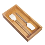 InterDesign Formbu 2 in. H x 6 in. W x 12 in. D Bamboo Drawer Organizer