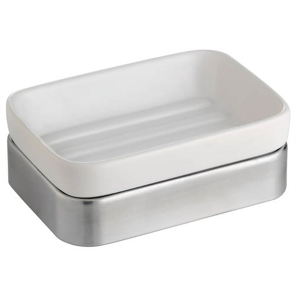 InterDesign Gia Bar Soap Dish for Bathroom Vanities, Kitchen Sink ...