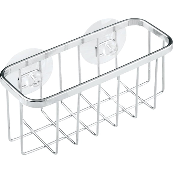 InterDesign Gia Stainless Steel Sink Caddy, with Suction Cups