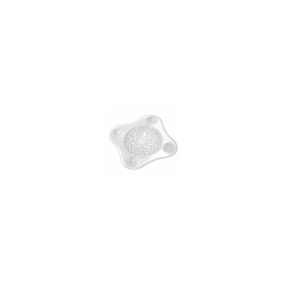 iDesign 22510 Shower Stall Drain Protector, Clear - Quantity 6