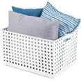 thumbnail image 1 of InterDesign Modulon X8 Storage Basket - Plastic Storage - White, 1 of 6